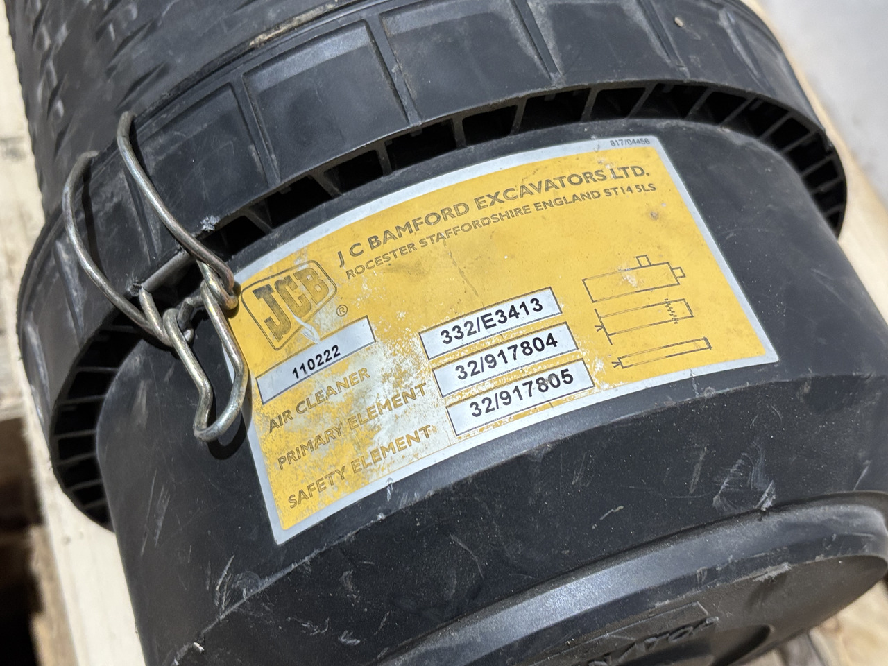 JCB 332/E3413 Filtr Powietrza Obudowa Filtra Powietrza - Φίλτρο αέρα για Κατασκευή μηχανήματα: φωτογραφία 1 JCB 332/E3413 Filtr Powietrza Obudowa Filtra Powietrza - Φίλτρο αέρα για Κατασκευή μηχανήματα: φωτογραφία 1