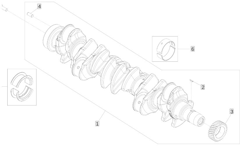 John Deere 6068 - wał korbowy RE505921 NOWY GWARANCJA 24 miesiące - Στροφαλοφόρος για Γεωργικά μηχανήματα: φωτογραφία 2 John Deere 6068 - wał korbowy RE505921 NOWY GWARANCJA 24 miesiące - Στροφαλοφόρος για Γεωργικά μηχανήματα: φωτογραφία 2