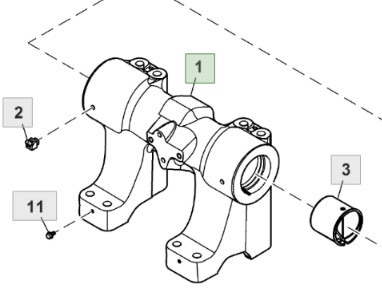 John Deere 6195R Wspornik Podpora Tylnego Zaczepu L220742 L213668 - Αμάξωμα και εξωτερικό για Γεωργικά μηχανήματα: φωτογραφία 1 John Deere 6195R Wspornik Podpora Tylnego Zaczepu L220742 L213668 - Αμάξωμα και εξωτερικό για Γεωργικά μηχανήματα: φωτογραφία 1