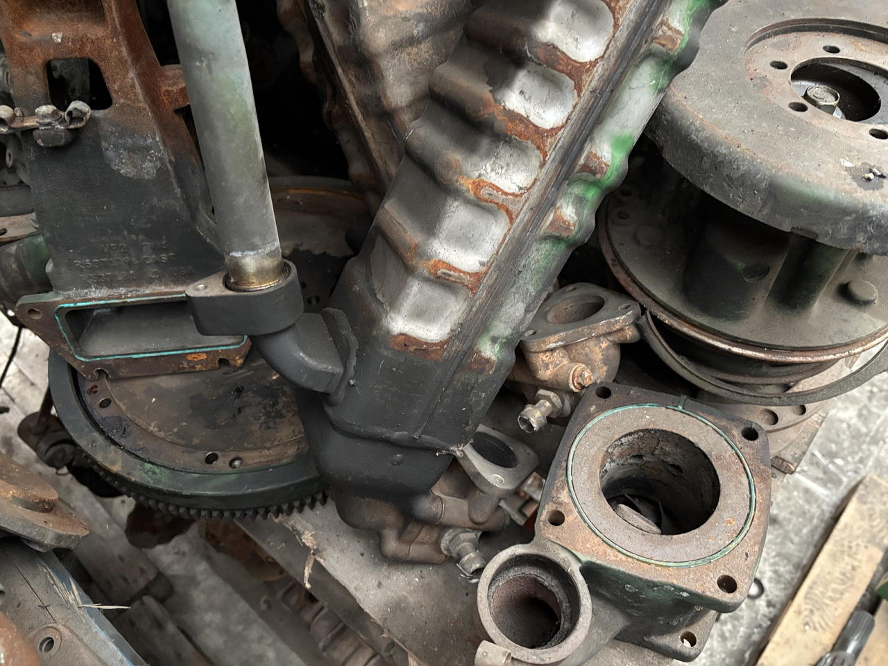 John Deere 7230 7280 8260 8310 9370 670 Silnik Blok Koło Zamachowe CZĘŚCI RE538143 R537181 - Σφόνδυλος για Γεωργικά μηχανήματα: φωτογραφία 3 John Deere 7230 7280 8260 8310 9370 670 Silnik Blok Koło Zamachowe CZĘŚCI RE538143 R537181 - Σφόνδυλος για Γεωργικά μηχανήματα: φωτογραφία 3