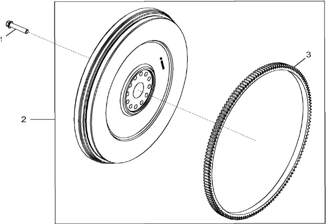 John Deere 9470RX - Koło zamachowe DZ104911 (Silnik) - Σφόνδυλος για Γεωργικά μηχανήματα: φωτογραφία 1 John Deere 9470RX - Koło zamachowe DZ104911 (Silnik) - Σφόνδυλος για Γεωργικά μηχανήματα: φωτογραφία 1