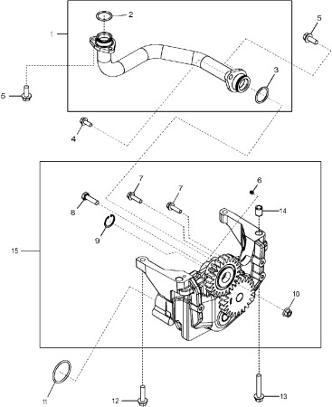 John Deere 9470RX - Pompa olejowa regener. SE502682 (Silnik) - Αντλίας λαδιού για Γεωργικά μηχανήματα: φωτογραφία 1 John Deere 9470RX - Pompa olejowa regener. SE502682 (Silnik) - Αντλίας λαδιού για Γεωργικά μηχανήματα: φωτογραφία 1