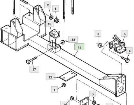 John Deere 9780CTS 9780HM 9780 CTS Zaczep AH158268 CZĘŚCI - Αμάξωμα και εξωτερικό για Γεωργικά μηχανήματα: φωτογραφία 1 John Deere 9780CTS 9780HM 9780 CTS Zaczep AH158268 CZĘŚCI - Αμάξωμα και εξωτερικό για Γεωργικά μηχανήματα: φωτογραφία 1