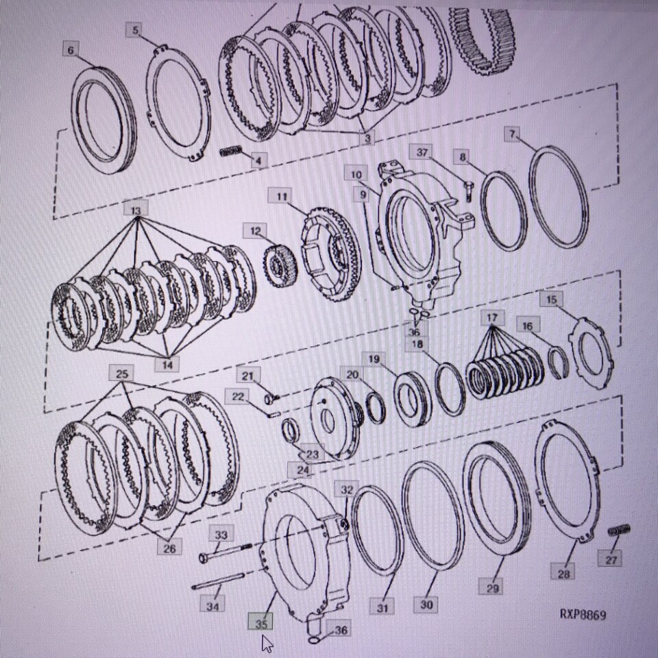 John Deere R72045/obudowa/John Deere 4555/4755/4955 - Εξαρτήματα φρένων για Τρακτέρ: φωτογραφία 1 John Deere R72045/obudowa/John Deere 4555/4755/4955 - Εξαρτήματα φρένων για Τρακτέρ: φωτογραφία 1