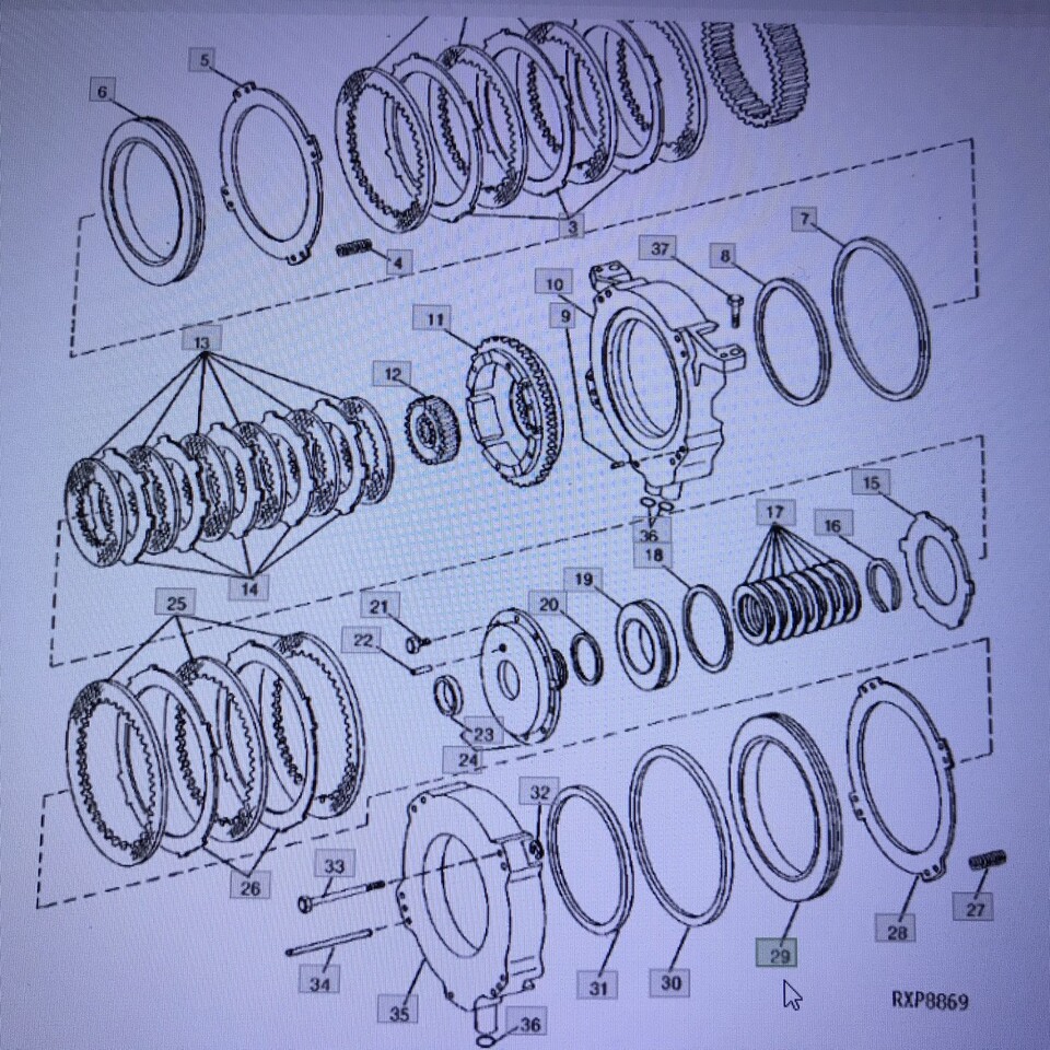 John Deere R97382(R65589)/tłoczek/John Deere 4555/4755/4955 - Εξαρτήματα φρένων για Τρακτέρ: φωτογραφία 1 John Deere R97382(R65589)/tłoczek/John Deere 4555/4755/4955 - Εξαρτήματα φρένων για Τρακτέρ: φωτογραφία 1