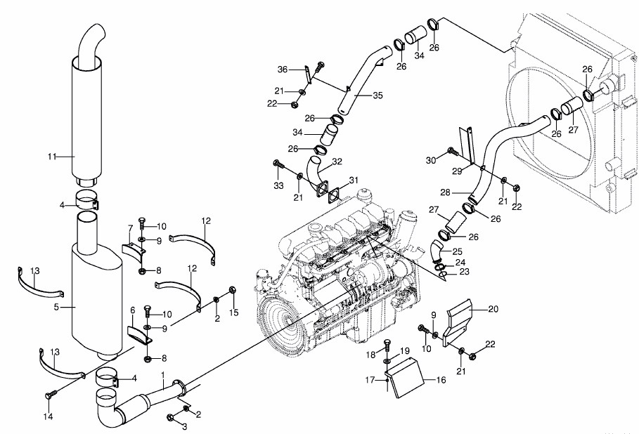 Krone Big M II - rura wydechowa tłumik tłumnik - Σιγαστήρας για Γεωργικά μηχανήματα: φωτογραφία 1 Krone Big M II - rura wydechowa tłumik tłumnik - Σιγαστήρας για Γεωργικά μηχανήματα: φωτογραφία 1