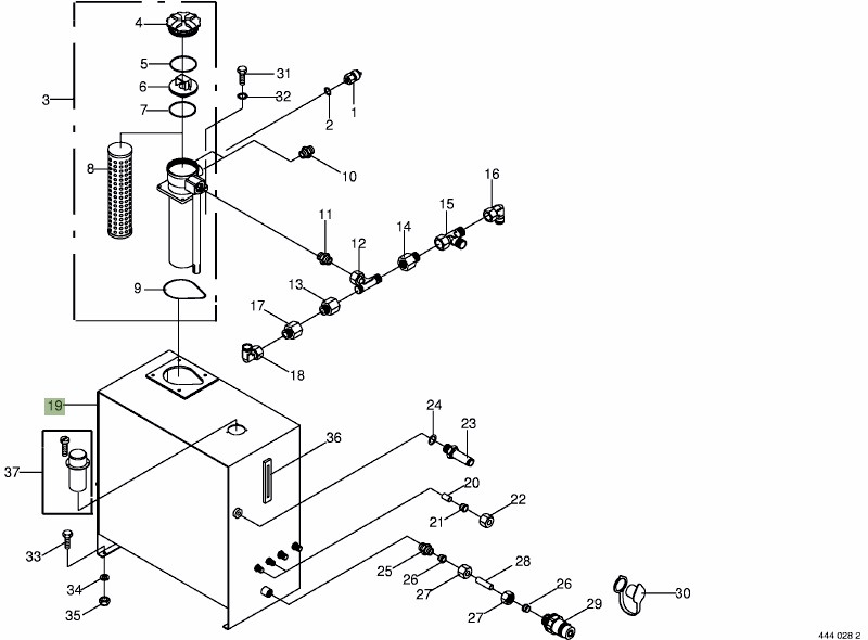 Krone Big M II - zbiornik oleju hydraulicznego 002329310 - Υδραυλική δεξαμενή για Γεωργικά μηχανήματα: φωτογραφία 1 Krone Big M II - zbiornik oleju hydraulicznego 002329310 - Υδραυλική δεξαμενή για Γεωργικά μηχανήματα: φωτογραφία 1