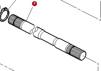 Massey Ferguson 6497 6499 Wał Odbioru Mocy WOM 3790868M1 - Ημιαξονιο για Γεωργικά μηχανήματα: φωτογραφία 1 Massey Ferguson 6497 6499 Wał Odbioru Mocy WOM 3790868M1 - Ημιαξονιο για Γεωργικά μηχανήματα: φωτογραφία 1