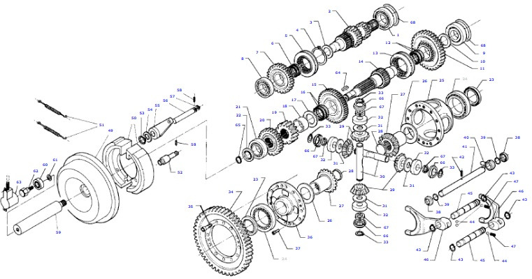 Massey Fergusson MF 30 32 - skrzynia biegów D46147500 - Κιβώτιο ταχυτήτων για Γεωργικά μηχανήματα: φωτογραφία 1 Massey Fergusson MF 30 32 - skrzynia biegów D46147500 - Κιβώτιο ταχυτήτων για Γεωργικά μηχανήματα: φωτογραφία 1