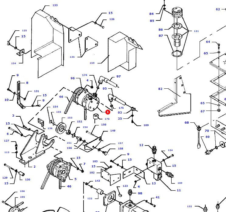 Massey Fergusson MF 30 - spręźarka kompresor klimatyzacji D45080062 - Κομπρεσέρ A/C για Γεωργικά μηχανήματα: φωτογραφία 1 Massey Fergusson MF 30 - spręźarka kompresor klimatyzacji D45080062 - Κομπρεσέρ A/C για Γεωργικά μηχανήματα: φωτογραφία 1