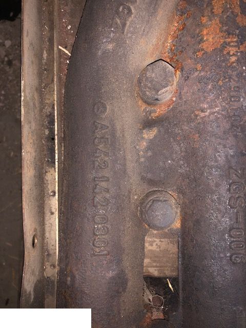 Mercedes OM 502 kolektor wydechowy A5421420301 - Πολλαπλή εξαγωγής για Γεωργικά μηχανήματα: φωτογραφία 1 Mercedes OM 502 kolektor wydechowy A5421420301 - Πολλαπλή εξαγωγής για Γεωργικά μηχανήματα: φωτογραφία 1