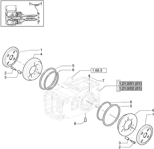 New Holland T6010 T6070 Tarcza hamulcowa 5191497 - Δίσκος φρένων για Γεωργικά μηχανήματα: φωτογραφία 1 New Holland T6010 T6070 Tarcza hamulcowa 5191497 - Δίσκος φρένων για Γεωργικά μηχανήματα: φωτογραφία 1