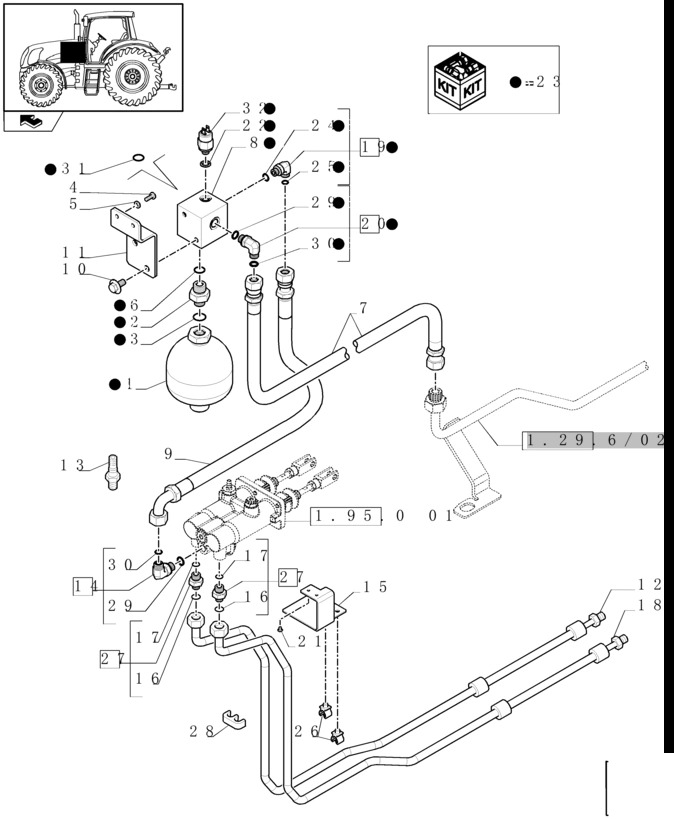 New Holland T6010 Wspom ukl hamulcow 87351567 - Αξεσουάρ φρένων για Τρακτέρ: φωτογραφία 1 New Holland T6010 Wspom ukl hamulcow 87351567 - Αξεσουάρ φρένων για Τρακτέρ: φωτογραφία 1