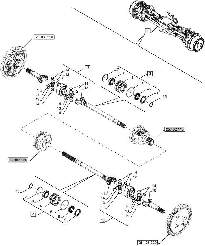 New Holland T6070 Półoś 47912961 - Ημιαξονιο για Γεωργικά μηχανήματα: φωτογραφία 1 New Holland T6070 Półoś 47912961 - Ημιαξονιο για Γεωργικά μηχανήματα: φωτογραφία 1