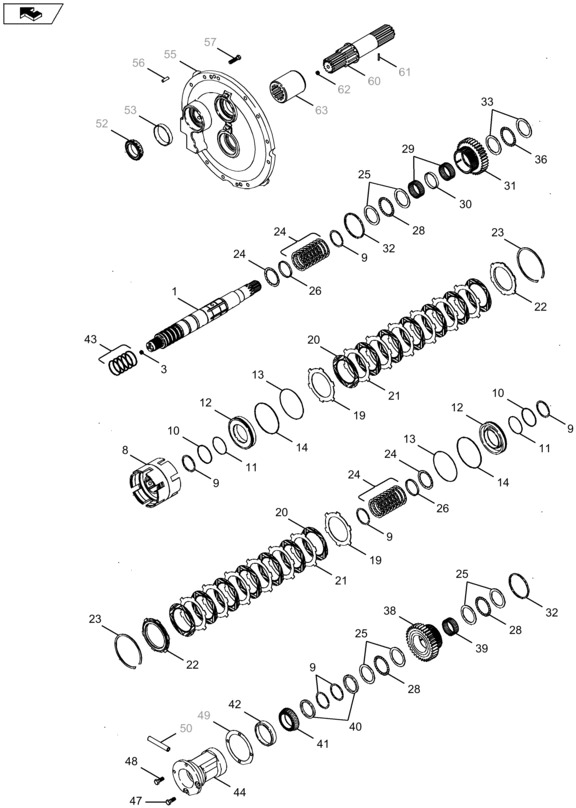 New Holland T6090 T6070 Shaft assy. 87434648 - Μετάδοσης κίνησης για Τρακτέρ: φωτογραφία 1 New Holland T6090 T6070 Shaft assy. 87434648 - Μετάδοσης κίνησης για Τρακτέρ: φωτογραφία 1