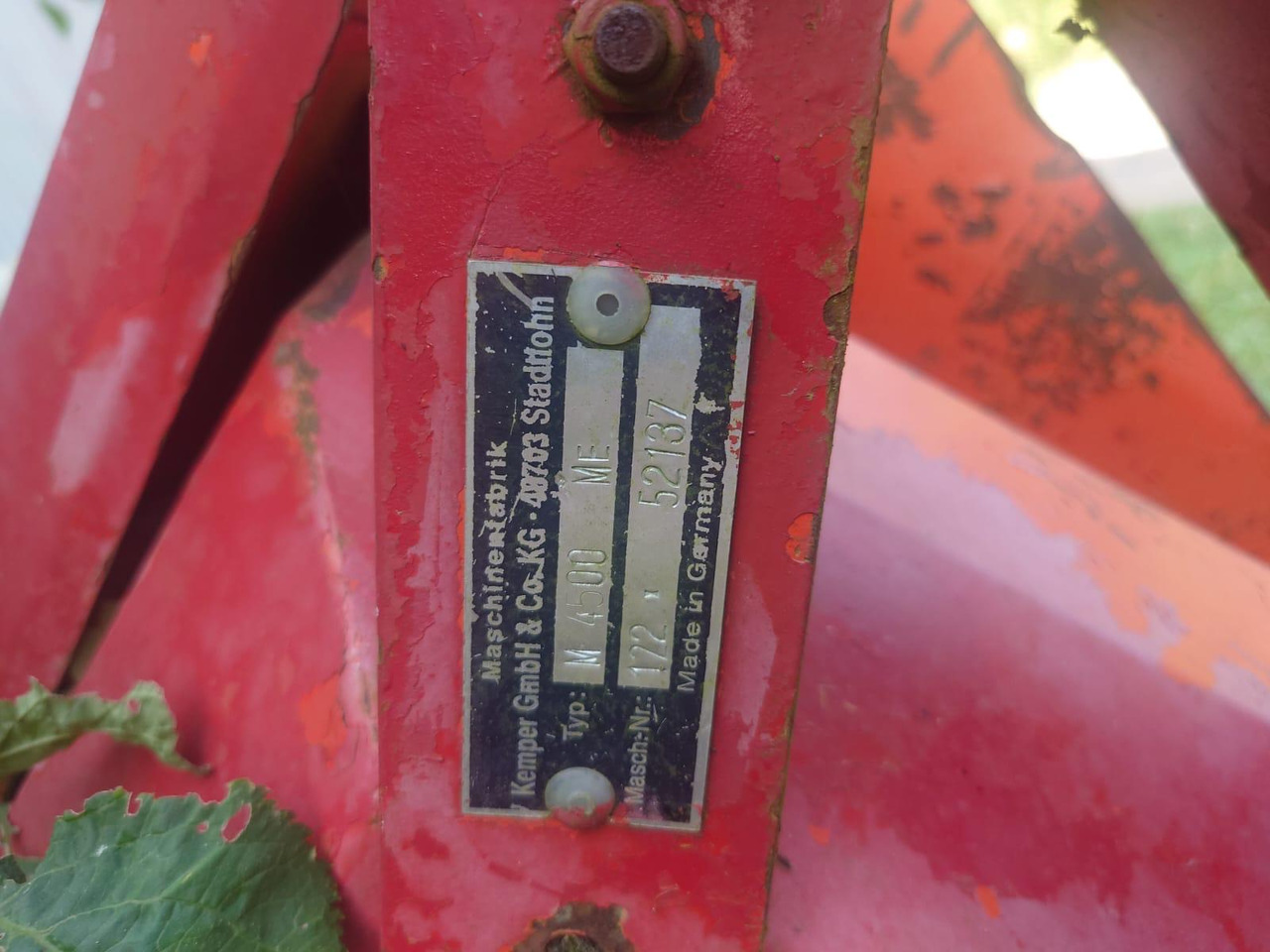 Sieczkarnia przystawka Kemper M4500 - Εξαρτηματα - Ενσιρωτική μηχανή: φωτογραφία 4 Sieczkarnia przystawka Kemper M4500 - Εξαρτηματα - Ενσιρωτική μηχανή: φωτογραφία 4