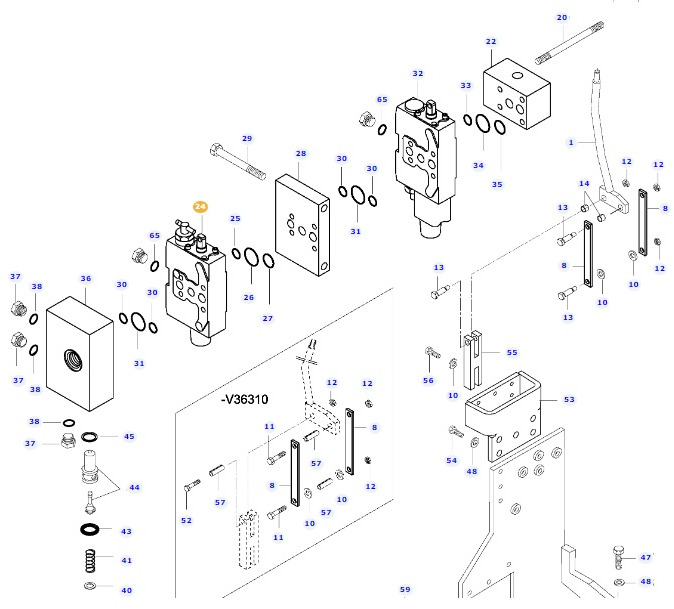 Valtra N141 - zawór blok hydrauliki V32536400 - Υδραυλικό για Γεωργικά μηχανήματα: φωτογραφία 1 Valtra N141 - zawór blok hydrauliki V32536400 - Υδραυλικό για Γεωργικά μηχανήματα: φωτογραφία 1