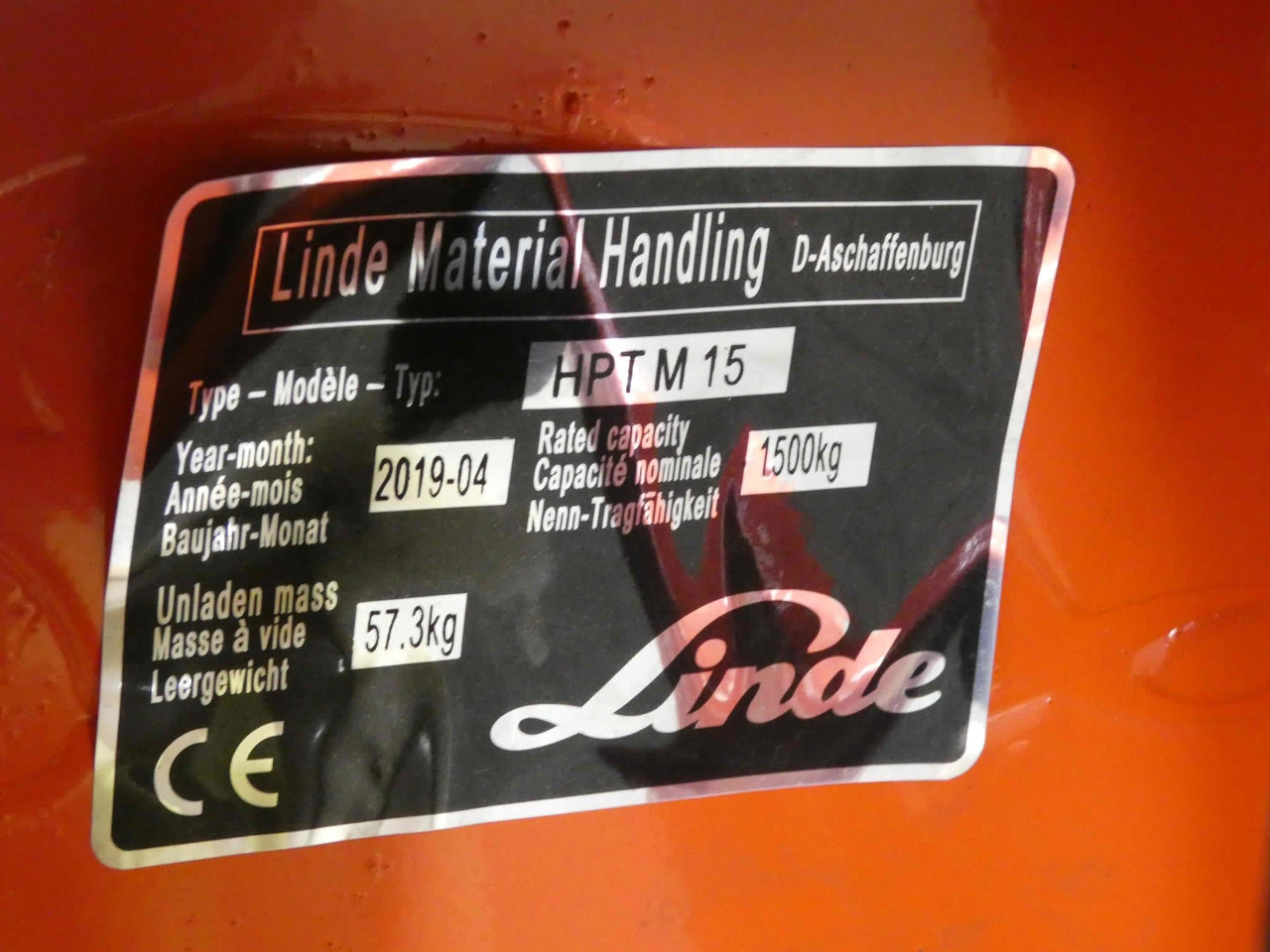 Linde 4x HPTM15High/350mm - Παλετοφόρο: φωτογραφία 2 Linde 4x HPTM15High/350mm - Παλετοφόρο: φωτογραφία 2