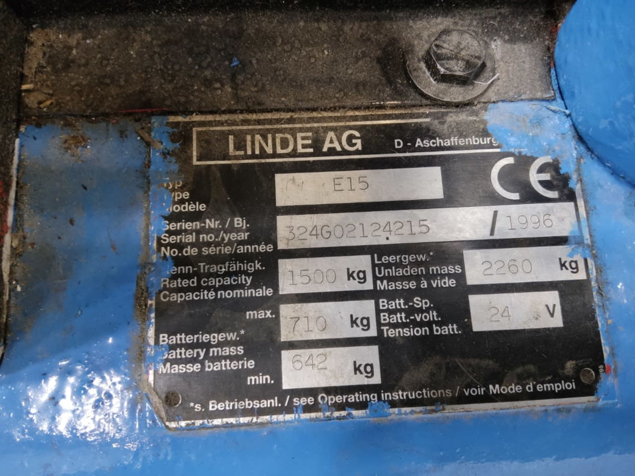 Linde E15 - Ηλεκτροκίνητο περονοφόρο: φωτογραφία 4 Linde E15 - Ηλεκτροκίνητο περονοφόρο: φωτογραφία 4
