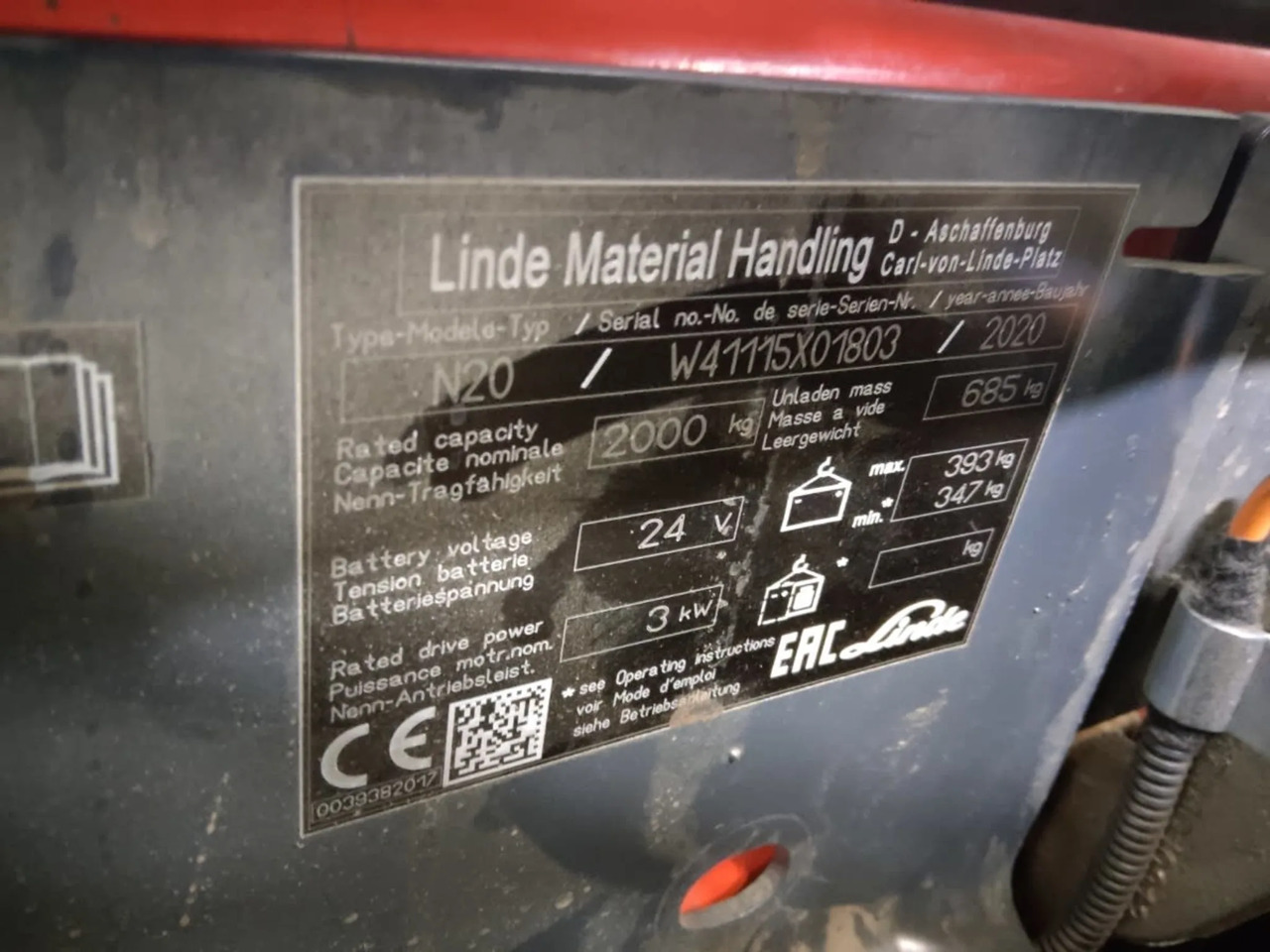 Linde N20/2400mm - Μηχάνημα συλλογής παραγγελιών: φωτογραφία 5 Linde N20/2400mm - Μηχάνημα συλλογής παραγγελιών: φωτογραφία 5