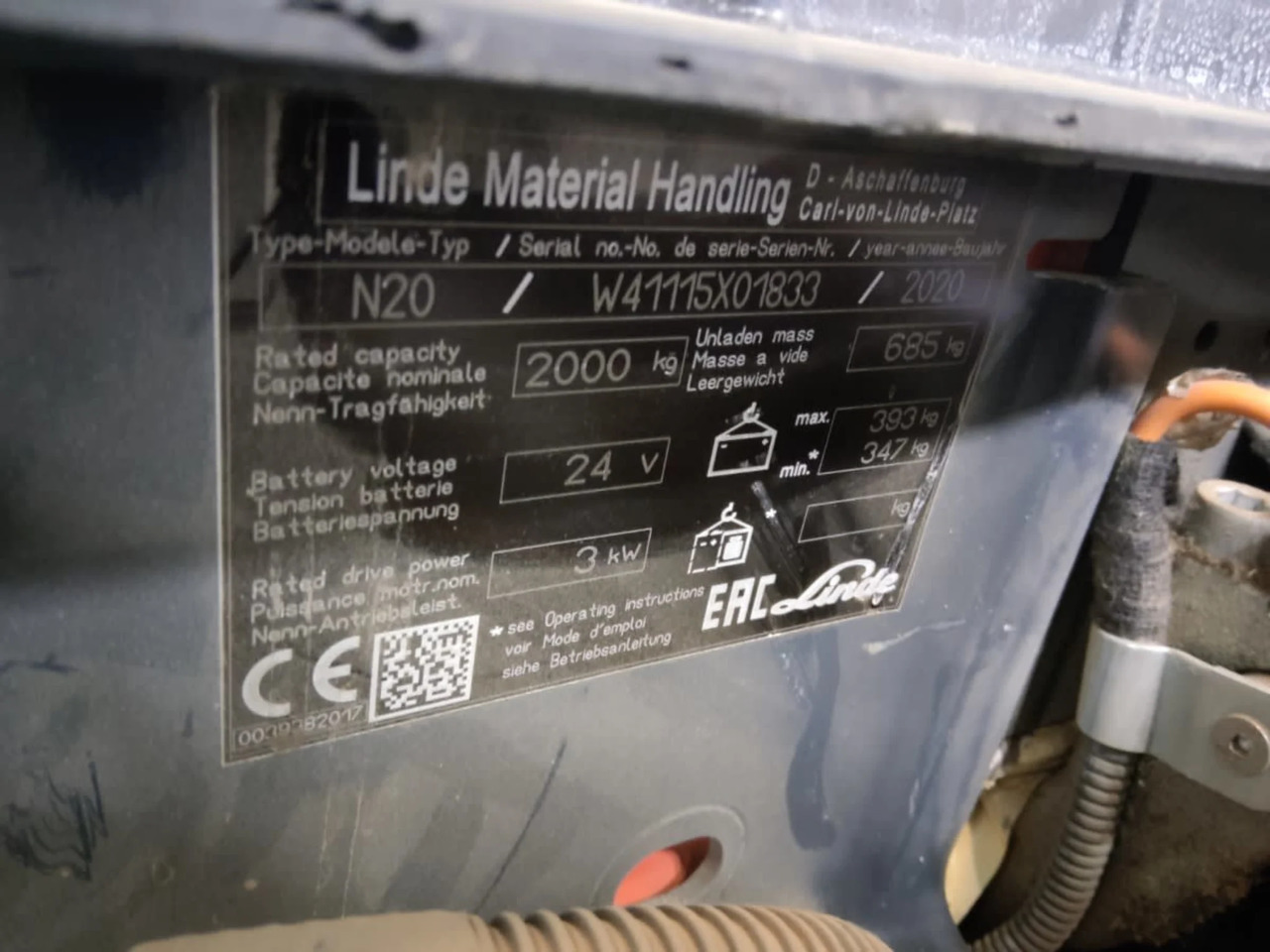 Linde N20/2400mm - Μηχάνημα συλλογής παραγγελιών: φωτογραφία 5 Linde N20/2400mm - Μηχάνημα συλλογής παραγγελιών: φωτογραφία 5