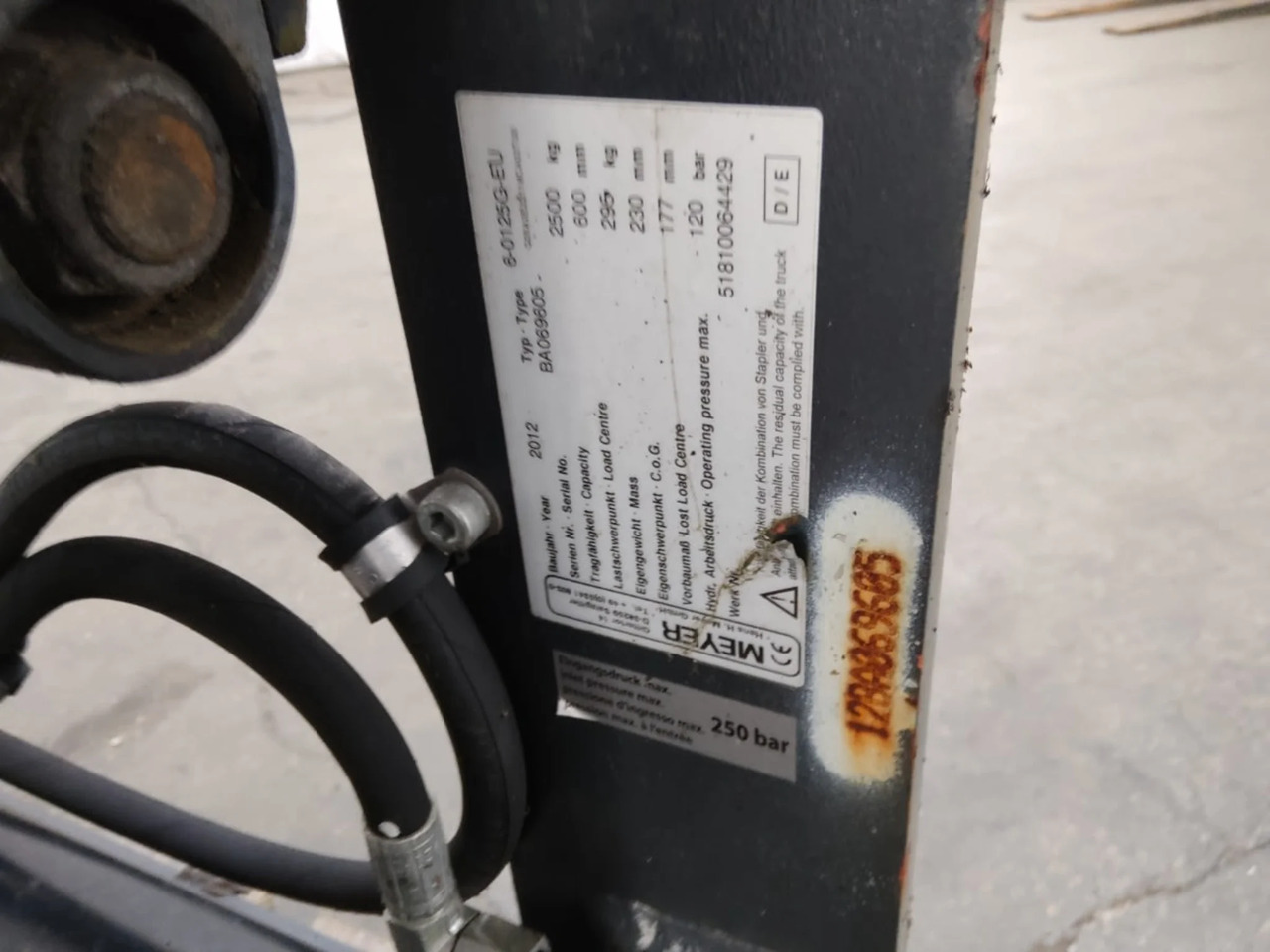 Meyer 6-0125G-EU - Παρελκόμενα για Ανυψωτικό μηχάνημα: φωτογραφία 2 Meyer 6-0125G-EU - Παρελκόμενα για Ανυψωτικό μηχάνημα: φωτογραφία 2
