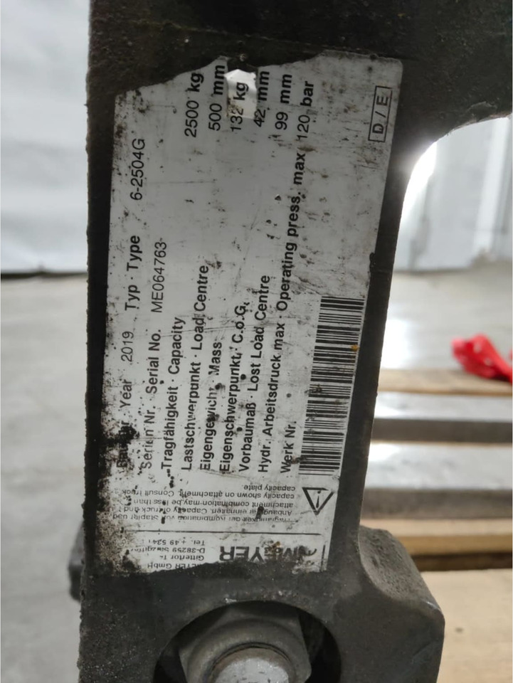 Meyer 6-2504G - Παρελκόμενα για Ανυψωτικό μηχάνημα: φωτογραφία 2 Meyer 6-2504G - Παρελκόμενα για Ανυψωτικό μηχάνημα: φωτογραφία 2