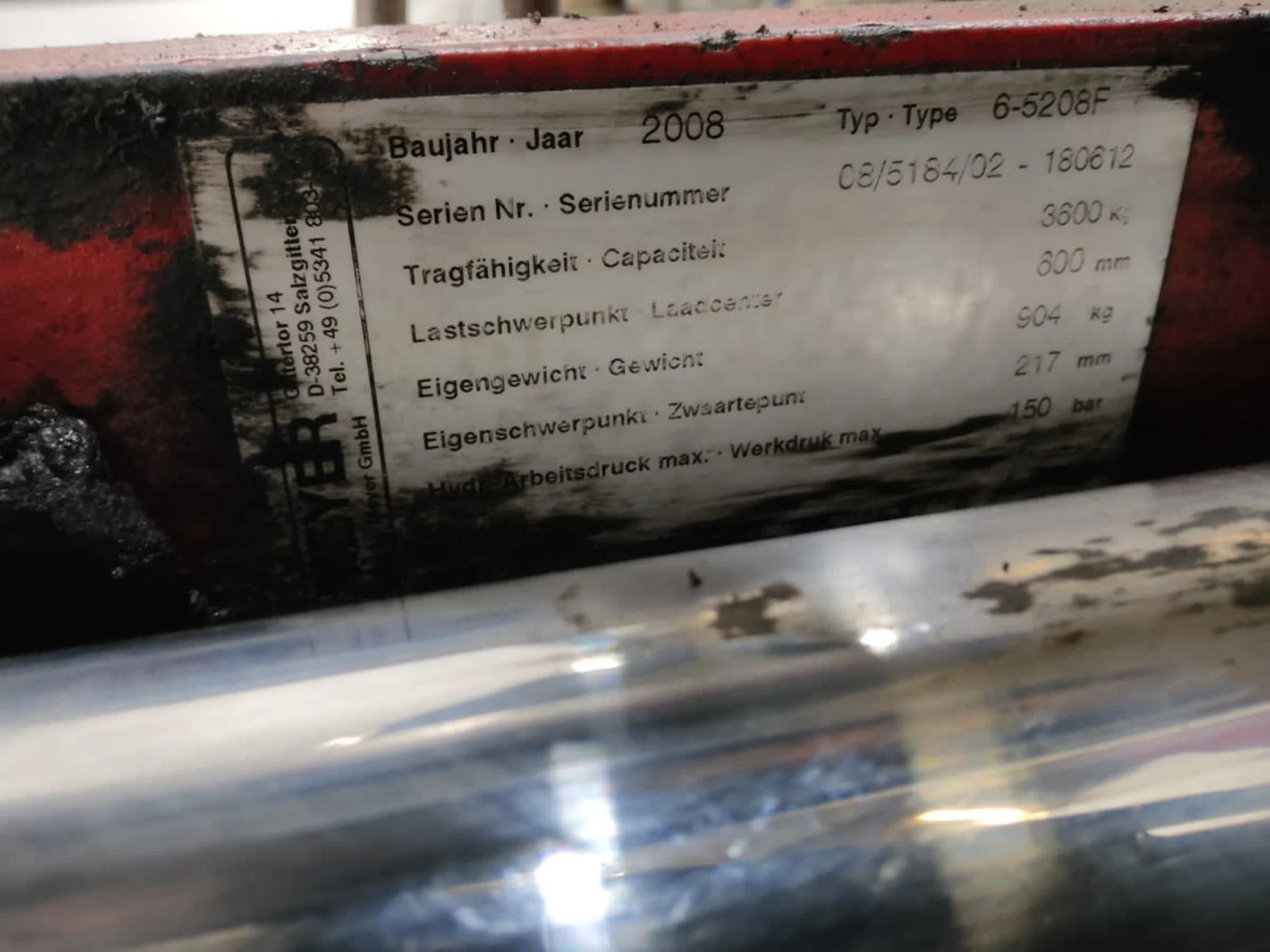 Meyer 6-5208F - Παρελκόμενα για Ανυψωτικό μηχάνημα: φωτογραφία 2 Meyer 6-5208F - Παρελκόμενα για Ανυψωτικό μηχάνημα: φωτογραφία 2