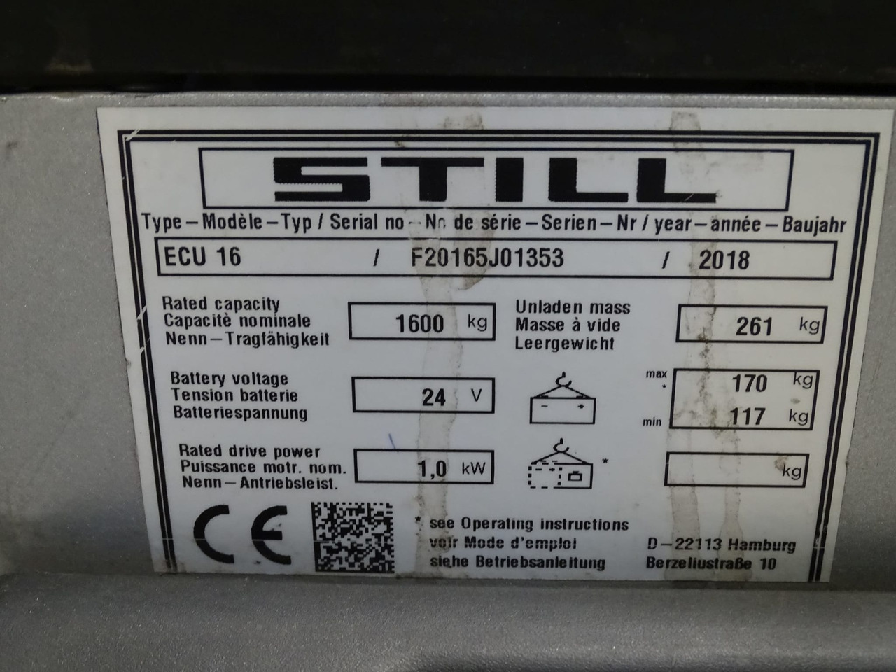STILL ECU16 - Παλετοφόρο: φωτογραφία 5 STILL ECU16 - Παλετοφόρο: φωτογραφία 5