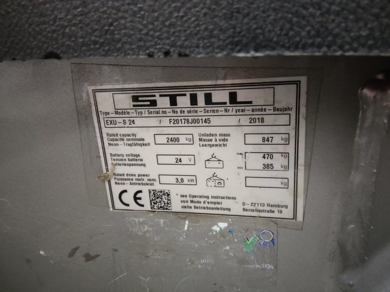 STILL EXU-S24/2400mm/LiIon - Παλετοφόρο: φωτογραφία 5 STILL EXU-S24/2400mm/LiIon - Παλετοφόρο: φωτογραφία 5