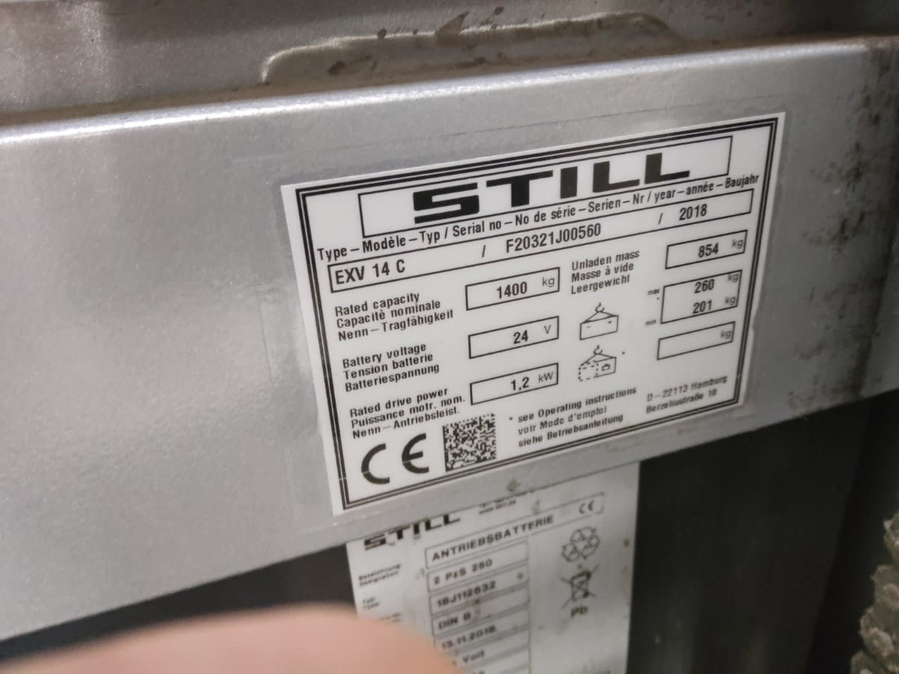 STILL EXV14C - Μηχάνημα στοίβαξης: φωτογραφία 5 STILL EXV14C - Μηχάνημα στοίβαξης: φωτογραφία 5
