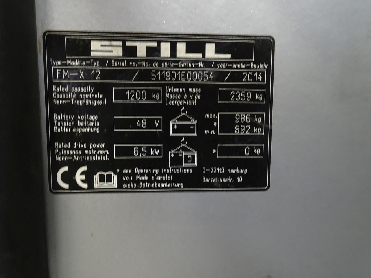 STILL FM-X 12 - Ανυψωτικό στενών δρόμων: φωτογραφία 4 STILL FM-X 12 - Ανυψωτικό στενών δρόμων: φωτογραφία 4