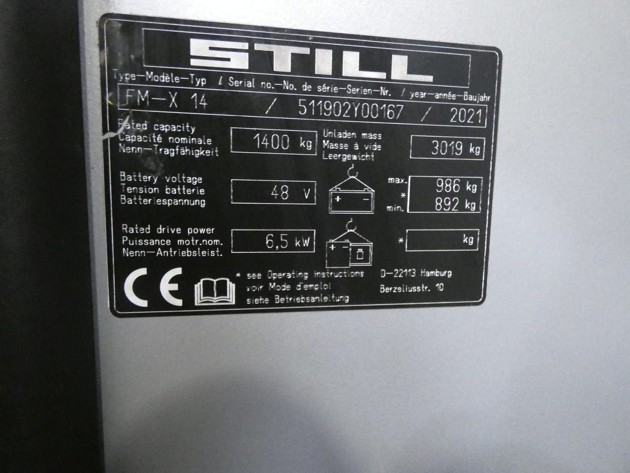 STILL FM-X14 - Ανυψωτικό στενών δρόμων: φωτογραφία 5 STILL FM-X14 - Ανυψωτικό στενών δρόμων: φωτογραφία 5