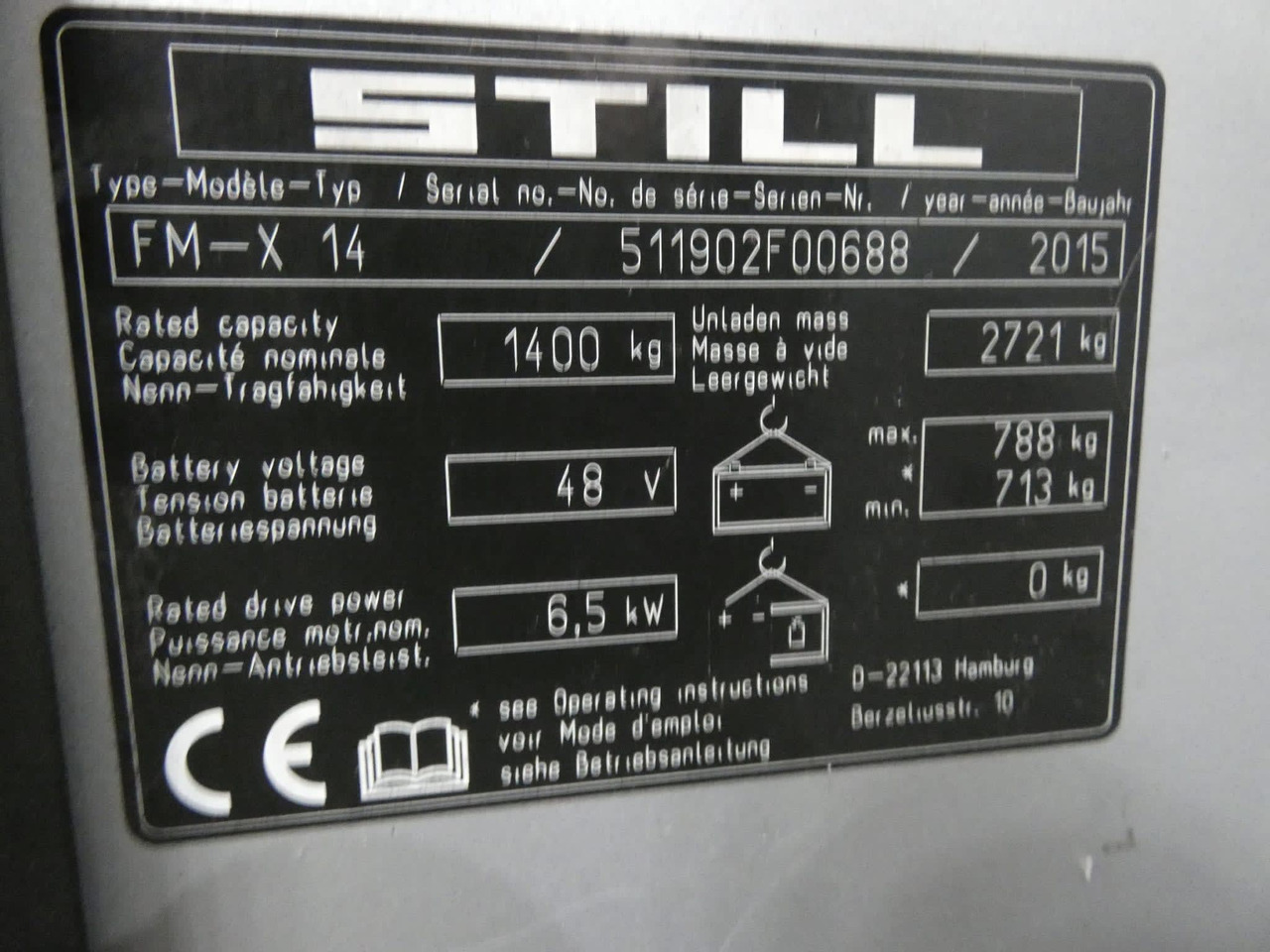 STILL FM-X14 - Ανυψωτικό στενών δρόμων: φωτογραφία 5 STILL FM-X14 - Ανυψωτικό στενών δρόμων: φωτογραφία 5