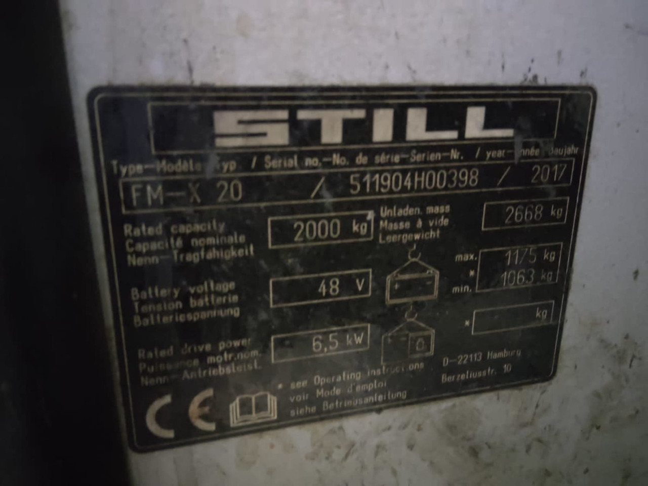 STILL FM-X20 - Ανυψωτικό στενών δρόμων: φωτογραφία 5 STILL FM-X20 - Ανυψωτικό στενών δρόμων: φωτογραφία 5