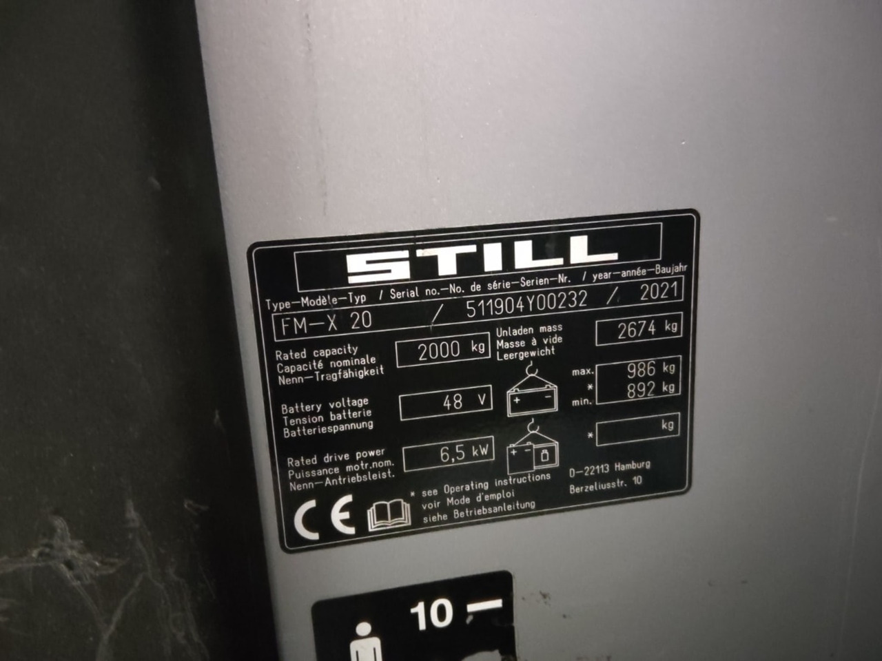 STILL FM-X20 - Ανυψωτικό στενών δρόμων: φωτογραφία 5 STILL FM-X20 - Ανυψωτικό στενών δρόμων: φωτογραφία 5