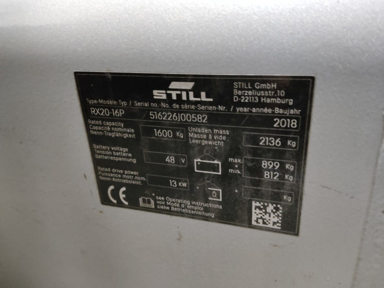 STILL RX20-16P - Ηλεκτροκίνητο περονοφόρο: φωτογραφία 5 STILL RX20-16P - Ηλεκτροκίνητο περονοφόρο: φωτογραφία 5