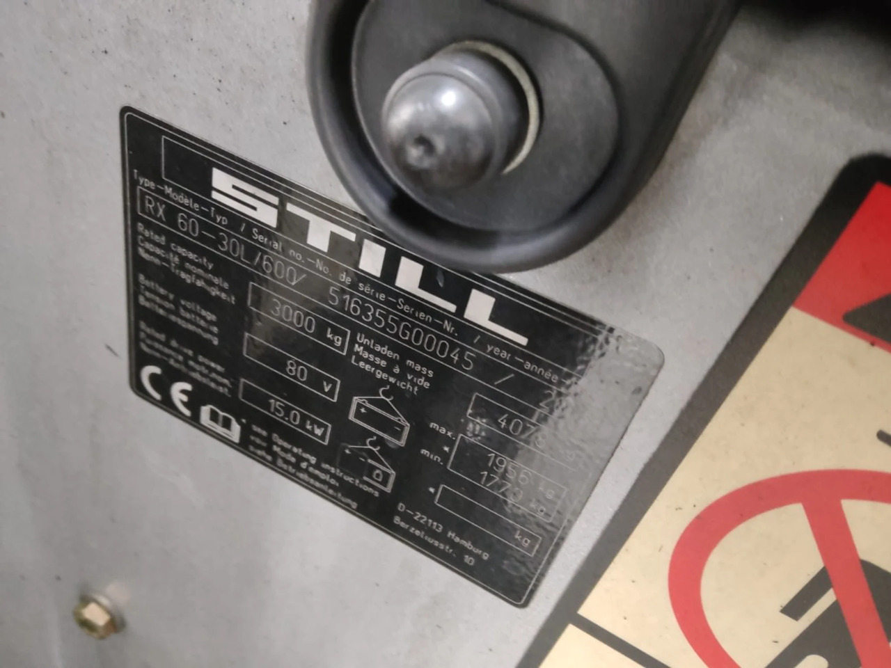 STILL RX60-30L/600 - Ηλεκτροκίνητο περονοφόρο: φωτογραφία 2 STILL RX60-30L/600 - Ηλεκτροκίνητο περονοφόρο: φωτογραφία 2