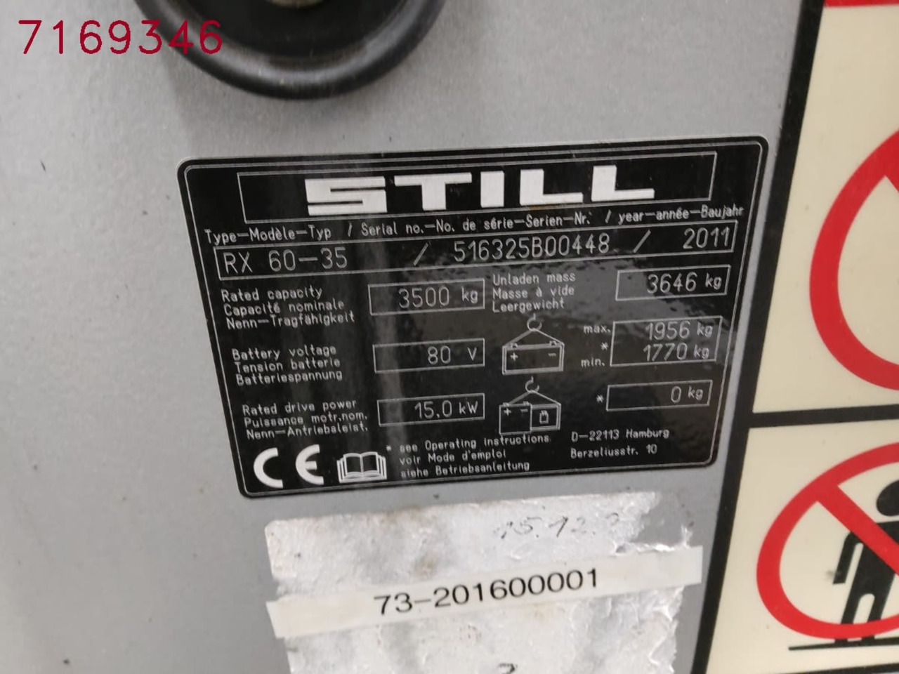 STILL RX60-35 - Ηλεκτροκίνητο περονοφόρο: φωτογραφία 2 STILL RX60-35 - Ηλεκτροκίνητο περονοφόρο: φωτογραφία 2