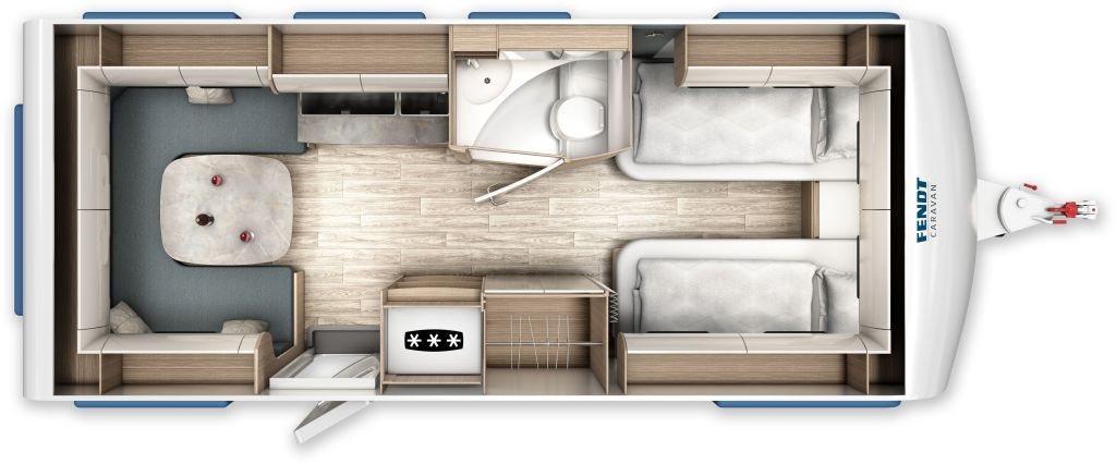 Fendt Tendenza 550 SG 2026 Safety 2000kg +++ - Ρυμουλκούμενο τροχόσπιτο: φωτογραφία 2 Fendt Tendenza 550 SG 2026 Safety 2000kg +++ - Ρυμουλκούμενο τροχόσπιτο: φωτογραφία 2