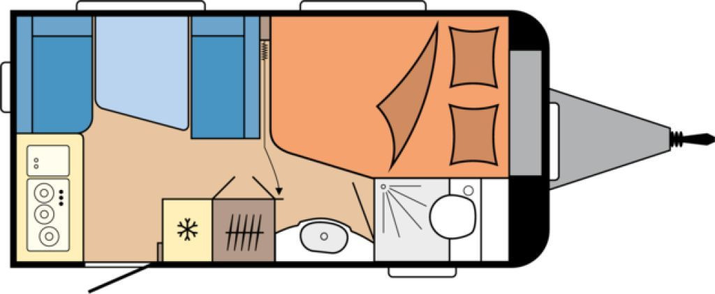 Hobby De Luxe 400 SFe 1500kg., Fahrradträger - Ρυμουλκούμενο τροχόσπιτο: φωτογραφία 2 Hobby De Luxe 400 SFe 1500kg., Fahrradträger - Ρυμουλκούμενο τροχόσπιτο: φωτογραφία 2