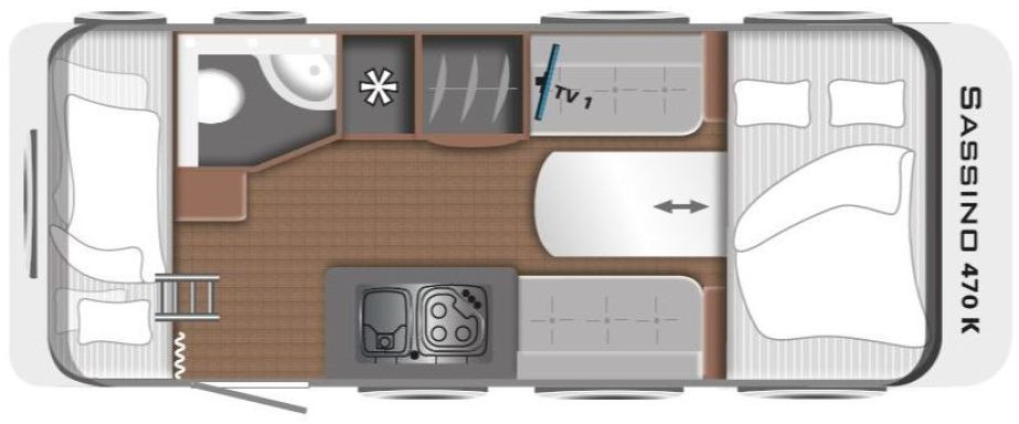 LMC Sassino 470 K 1500kg, Vorzelt, Mover, City - Ρυμουλκούμενο τροχόσπιτο: φωτογραφία 2 LMC Sassino 470 K 1500kg, Vorzelt, Mover, City - Ρυμουλκούμενο τροχόσπιτο: φωτογραφία 2