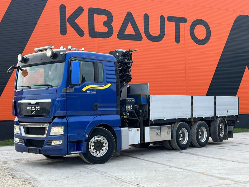 MAN TGX 35.480 8x4*4 HIAB 288E-7 / PLATFORM L=6397 mm - Φορτηγό με ανοιχτή καρότσα, Φορτηγό με γερανό: φωτογραφία 2 MAN TGX 35.480 8x4*4 HIAB 288E-7 / PLATFORM L=6397 mm - Φορτηγό με ανοιχτή καρότσα, Φορτηγό με γερανό: φωτογραφία 2
