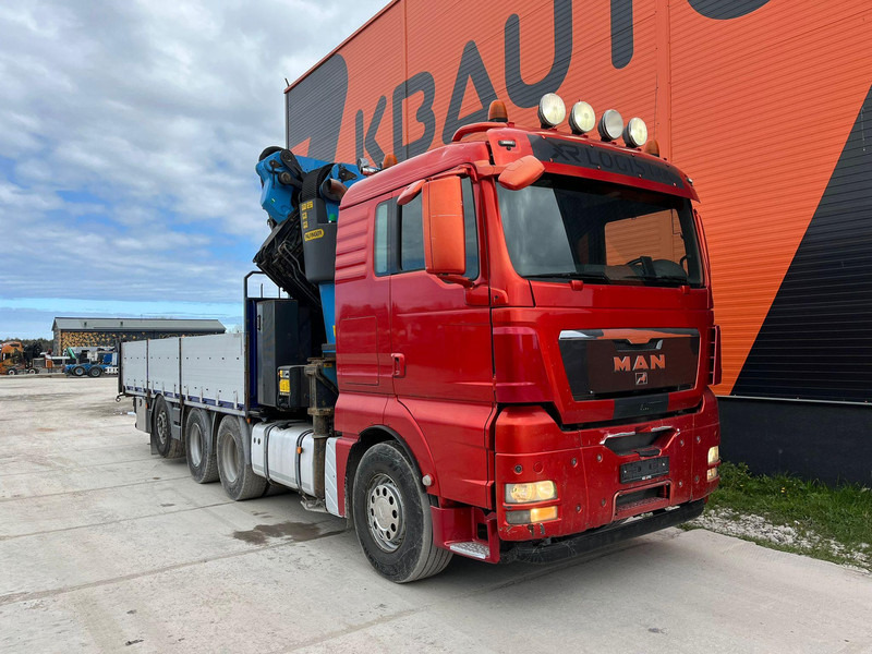 MAN TGX 35.480 8x4*4 PK 65002 + JIB / PLATFORM L=6800 mm - Φορτηγό με ανοιχτή καρότσα, Φορτηγό με γερανό: φωτογραφία 4 MAN TGX 35.480 8x4*4 PK 65002 + JIB / PLATFORM L=6800 mm - Φορτηγό με ανοιχτή καρότσα, Φορτηγό με γερανό: φωτογραφία 4
