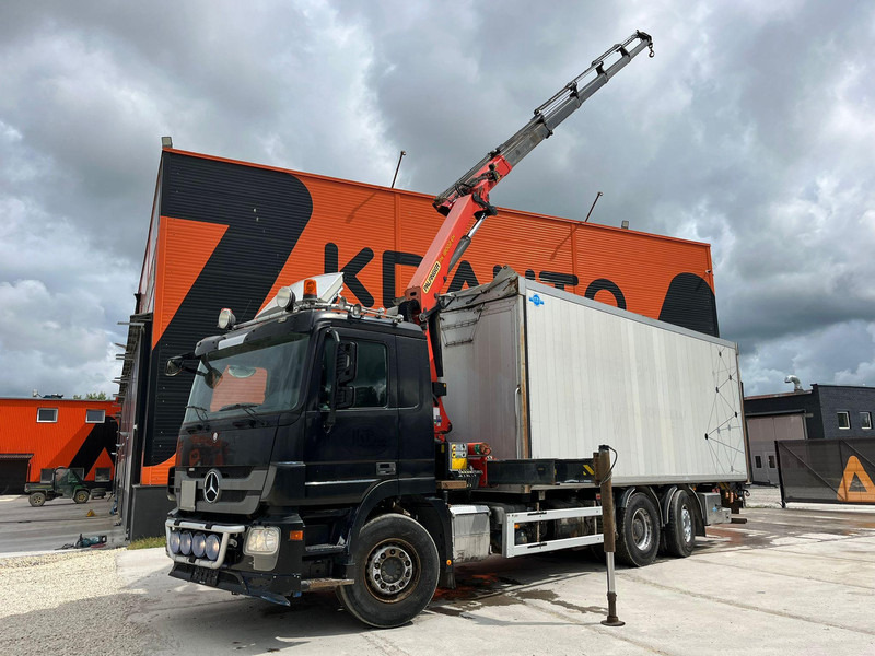 Mercedes-Benz Actros 2536 6x2*4 PK18002 / BOX L=6965 mm - Φορτηγό με ανοιχτή καρότσα, Φορτηγό με γερανό: φωτογραφία 1 Mercedes-Benz Actros 2536 6x2*4 PK18002 / BOX L=6965 mm - Φορτηγό με ανοιχτή καρότσα, Φορτηγό με γερανό: φωτογραφία 1
