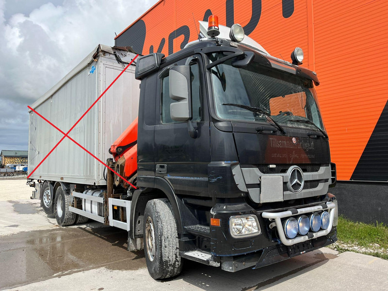 Mercedes-Benz Actros 2536 6x2*4 PK18002 / BOX L=6965 mm - Φορτηγό σασί, Φορτηγό με γερανό: φωτογραφία 3 Mercedes-Benz Actros 2536 6x2*4 PK18002 / BOX L=6965 mm - Φορτηγό σασί, Φορτηγό με γερανό: φωτογραφία 3