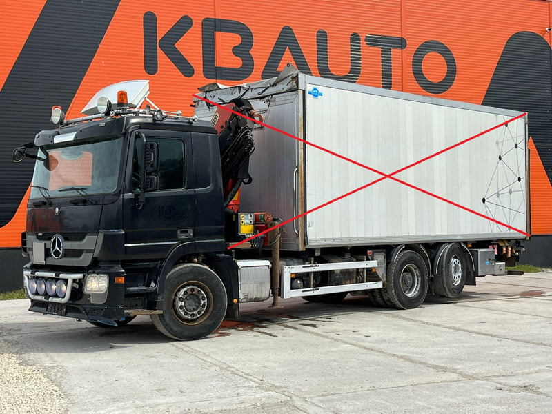 Mercedes-Benz Actros 2536 6x2*4 PK18002 / BOX L=6965 mm - Φορτηγό σασί, Φορτηγό με γερανό: φωτογραφία 1 Mercedes-Benz Actros 2536 6x2*4 PK18002 / BOX L=6965 mm - Φορτηγό σασί, Φορτηγό με γερανό: φωτογραφία 1