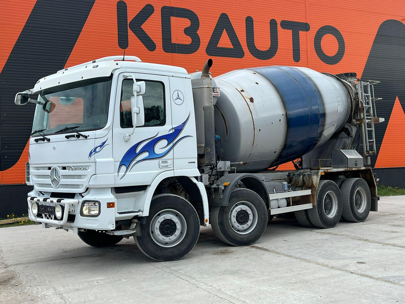 Mercedes-Benz Actros 3241 8x4 MSM 9M 10m3 / FULL STEEL / HUB REDUCTION / CHUTE - Μπετονιέρα φορτηγό: φωτογραφία 1 Mercedes-Benz Actros 3241 8x4 MSM 9M 10m3 / FULL STEEL / HUB REDUCTION / CHUTE - Μπετονιέρα φορτηγό: φωτογραφία 1