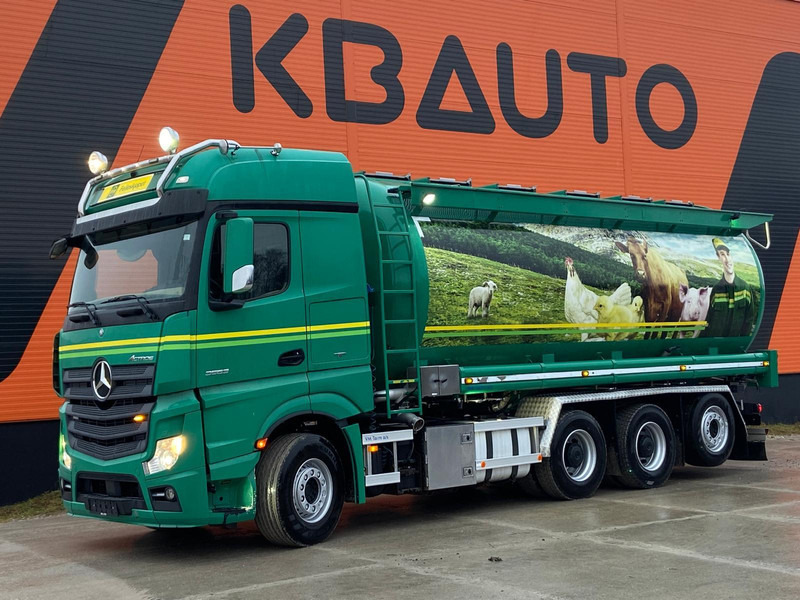Mercedes-Benz Actros 3563 8x4*4 RETARDER / TANK 34000 l - Φορτηγό βυτιοφόρο: φωτογραφία 1 Mercedes-Benz Actros 3563 8x4*4 RETARDER / TANK 34000 l - Φορτηγό βυτιοφόρο: φωτογραφία 1