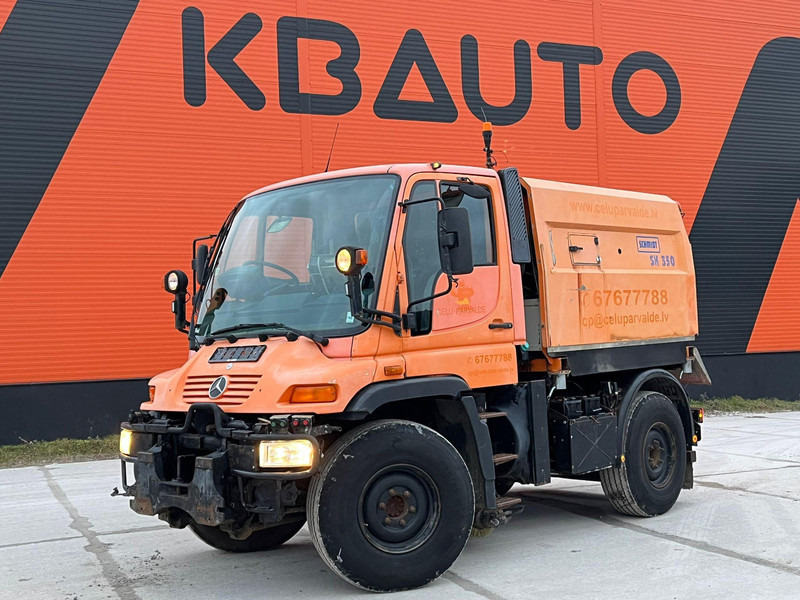 Mercedes-Benz UNIMOG U 300 4x4 TRILETY SK / 6918 hours - Σάρωθρο δρόμων: φωτογραφία 1 Mercedes-Benz UNIMOG U 300 4x4 TRILETY SK / 6918 hours - Σάρωθρο δρόμων: φωτογραφία 1
